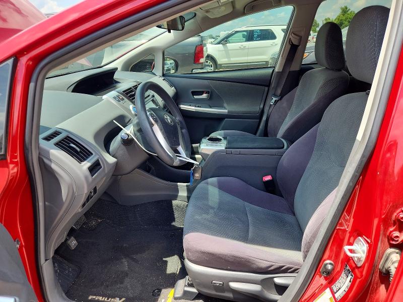 2012 Toyota Prius VIN JTDZN3EU7C3030461 COPART salvage auction — HAIL, Salvage Title, sold $175 on 2026-07-28 (photo 7)