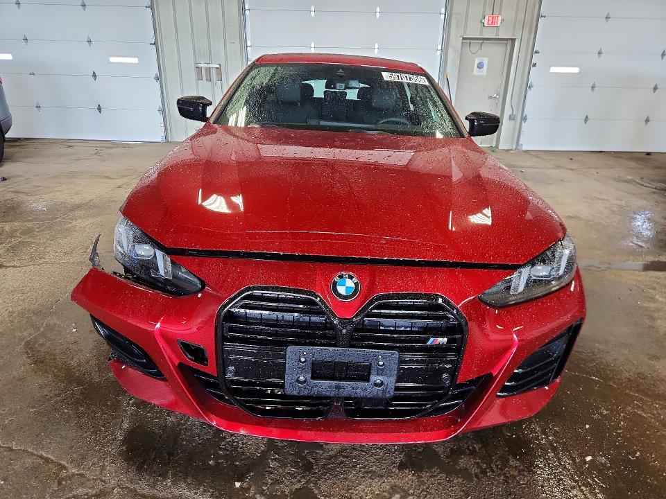 2026 BMW M440i VIN WBA63FB00TFW87335 COPART salvage auction — FRONT END, NM - CERTIFICATE OF TITLE, sold $36,250 on 2026-08-03 (photo 5)