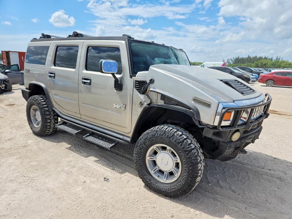 2003 Hummer H2 VIN 5GRGN23U93H116778 COPART salvage auction — FRONT END, FL - CERT OF TITLE SLVG REBUILDABLE, sold $1,300 on 2026-09-02 (photo 4)