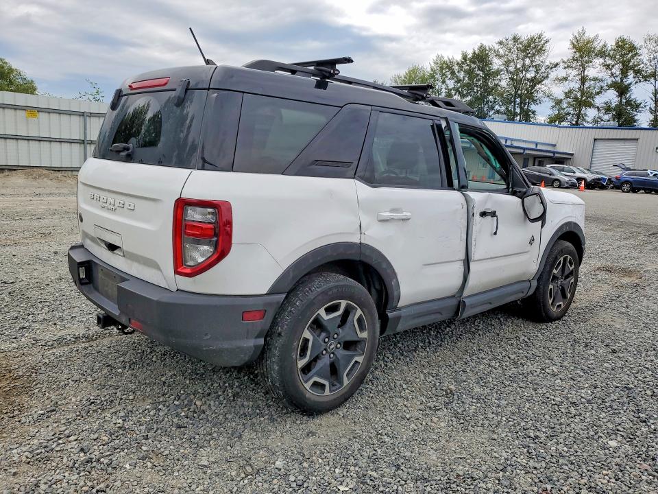 2022 Ford Bronco sport VIN 3FMCR9C60NRD34202 COPART salvage auction — SIDE, WA - BILL OF SALE, sold $7,000 on 2026-07-27 (photo 3)
