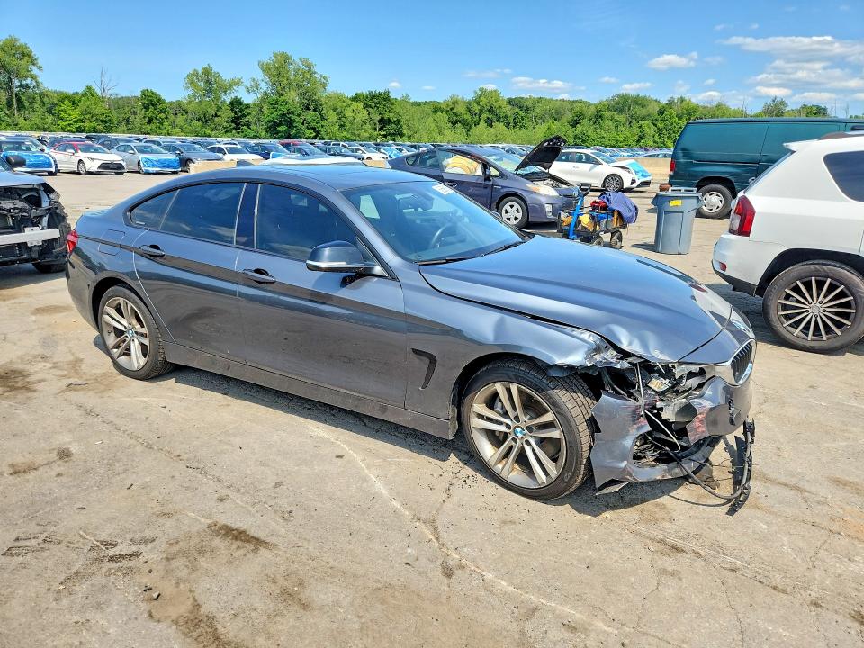 2015 BMW 4er VIN WBA4B3C53FD670354 COPART salvage auction — FRONT END, Ny - Mv-907A Salvage Certificate, sold $3,550 on 2026-08-18 (photo 4)