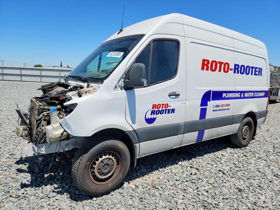 2020 Mercedes-benz Sprinter VIN W1W4EBHY9LP208547 COPART salvage auction — FRONT END, Ca - Salvage Certificate, sold $2,300 on 2026-07-22 (photo 1)