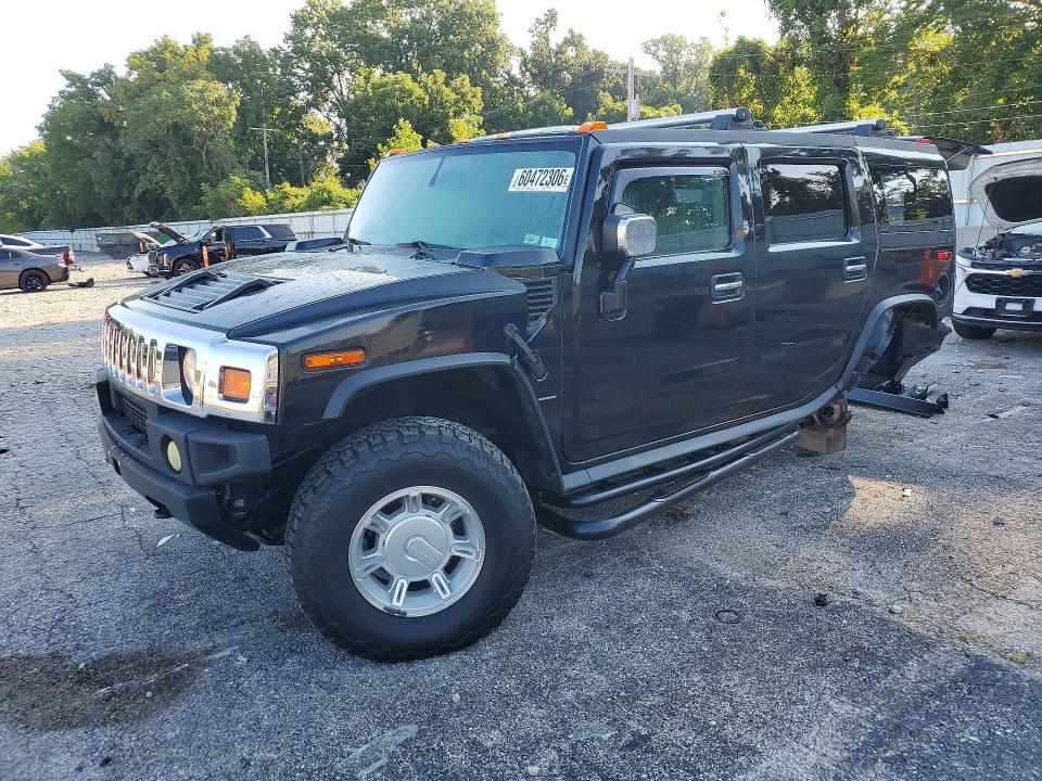 2004 Hummer H2 VIN 5GRGN23U84H112786 COPART salvage auction — REAR END, MO - SALVAGE CERTIFICATE OF TITLE, sold $2,300 on 2026-09-18 (photo 1)