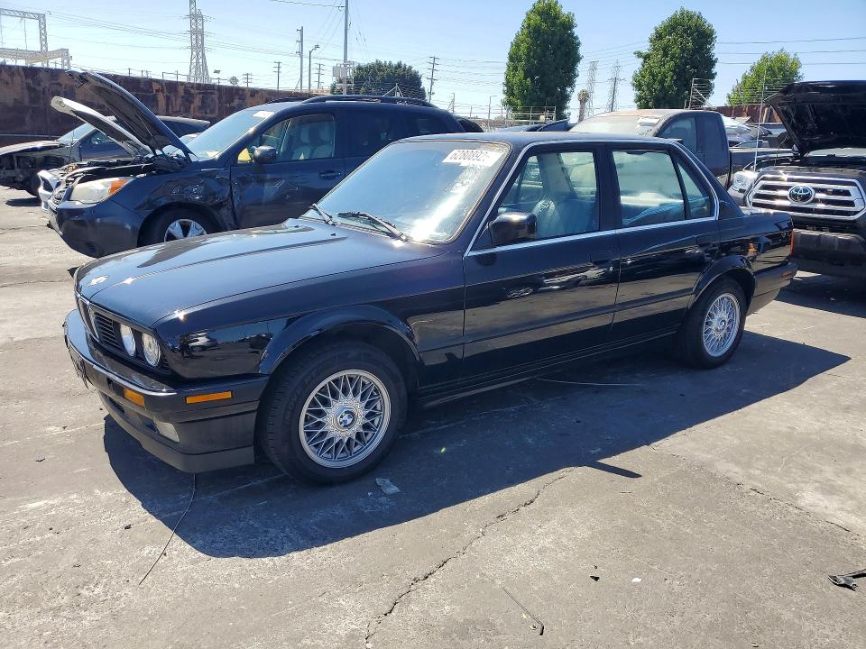 1990 BMW 3 series VIN WBAAD1316LED12754 — COPART salvage auction photo