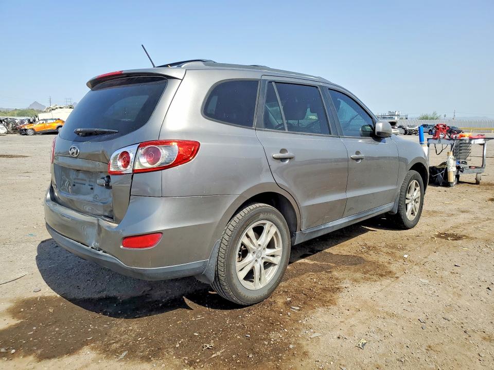 2012 Hyundai VIN 5XYZH4AG8CG153095 COPART salvage auction — REAR END, Az - Cert Of Title - Salvage, sold $1,050 on 2026-07-17 (photo 3)