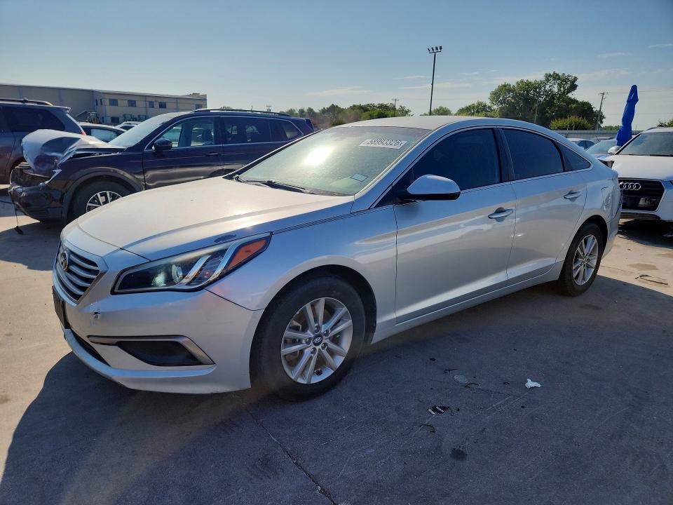 2016 Hyundai VIN 5NPE24AF4GH374747 COPART salvage auction — REAR END, TX - SALVAGE VEHICLE TITLE, sold $150 on 2026-07-25 (photo 1)