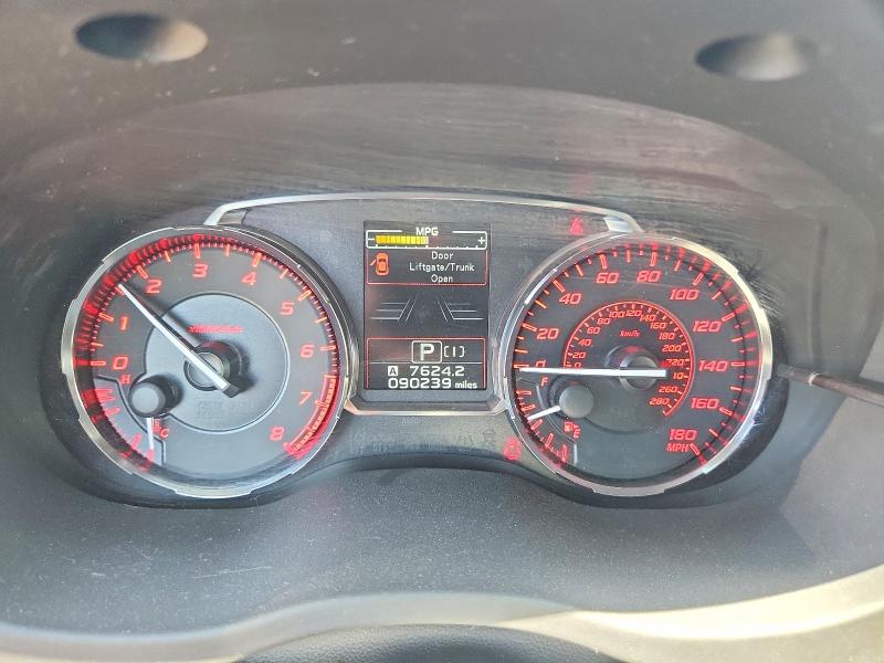 2017 Subaru Wrx VIN JF1VA1N67H8804191 COPART salvage auction — MECHANICAL, OR - CERTIFICATE OF TITLE, sold $3,000 on 2026-07-27 (photo 9)