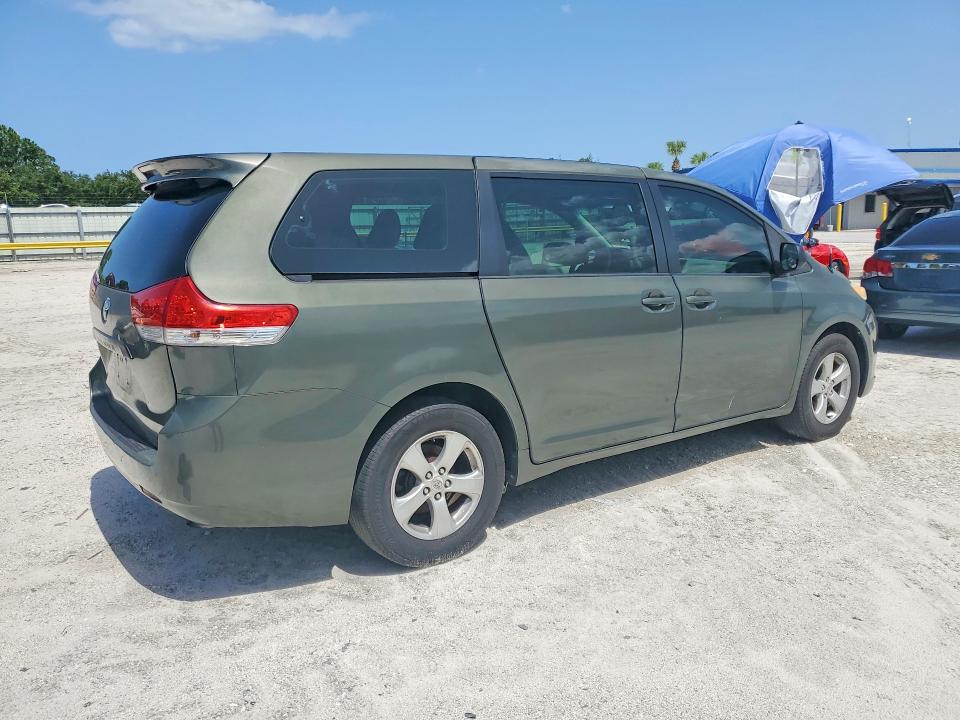 2011 Toyota Sienna VIN 5TDKA3DC4BS008694 COPART salvage auction — NORMAL WEAR, FL - CERTIFICATE OF TITLE, sold $1,550 on 2026-07-18 (photo 3)
