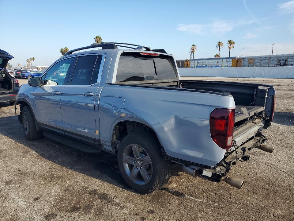 2023 Honda Ridgeline VIN 5FPYK3F51PB061698 COPART salvage auction — FRONT END, Ca - Salvage Certificate, sold $8,100 on 2026-08-21 (photo 2)