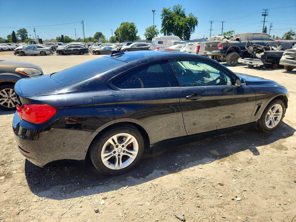 2014 BMW 4er VIN WBA3N9C56EF721337 COPART salvage auction — FRONT END, Ca - Salvage Certificate, sold $2,200 on 2026-07-16 (photo 3)