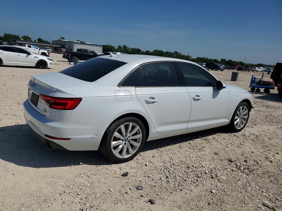 2017 Audi A4 VIN WAUANAF46HN055604 COPART salvage auction — FRONT END, Tx - Salvage Vehicle Title, sold $100 on 2026-07-30 (photo 3)