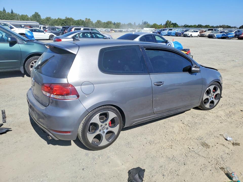2012 Volkswagen Gti VIN WVWFD7AJ1CW144060 COPART salvage auction — FRONT END, Ca - Salvage Certificate, sold $15 on 2026-07-28 (photo 3)