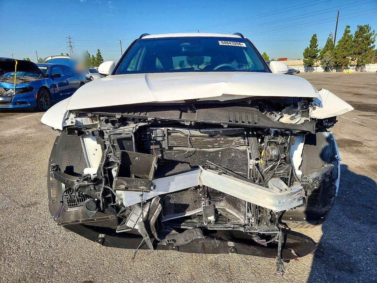 2026 Genesis GV80 VIN KMUHCESC4TU306076 COPART salvage auction — Front End, Sc - Salvage Title, sold $23,900 on 2026-09-01 (photo 5)