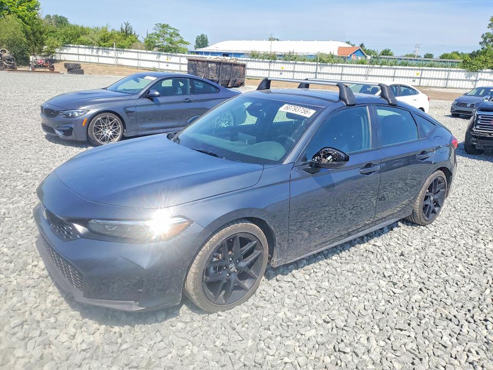 2025 Honda Civic VIN 19XFL2H84SE009639 — COPART salvage auction photo