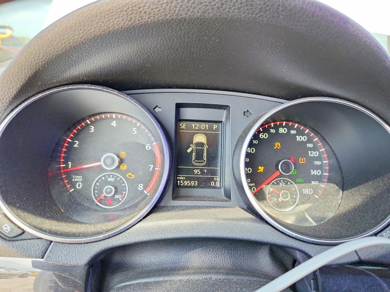 2012 Volkswagen Gti VIN WVWFD7AJ4CW333592 COPART salvage auction — FRONT END, Fl - Certificate Of Title, sold $725 on 2026-08-05 (photo 9)