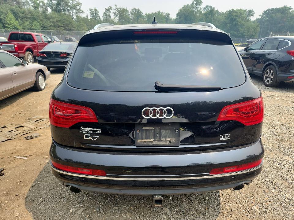 2011 Audi Q7 VIN WA1LMAFEXBD003326 COPART salvage auction — MINOR DENT/SCRATCHES, Md - Certificate Of Title, sold $625 on 2026-07-31 (photo 6)