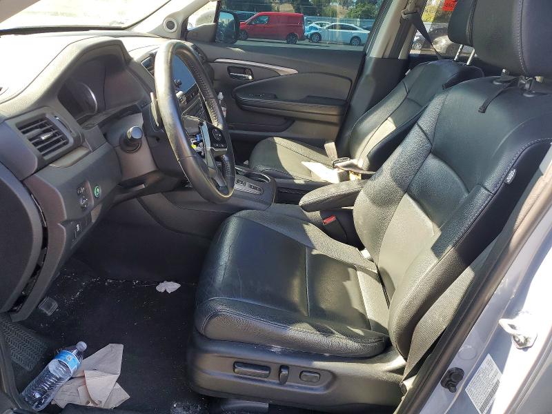 2022 Honda Pilot VIN 5FNYF5H27NB019948 COPART salvage auction — VANDALISM, Ca - Salvage Certificate, sold $9,300 on 2026-07-27 (photo 7)