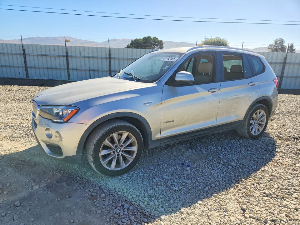 2017 BMW X3 VIN 5UXWX9C36H0T22202 COPART salvage auction — MECHANICAL, CA - SALVAGE CERTIFICATE, sold $200 on 2026-07-28 (photo 1)
