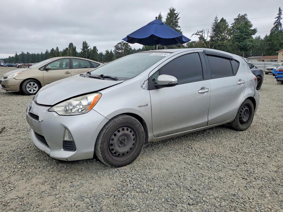 2014 Toyota Prius c VIN JTDKDTB35E1061366 COPART salvage auction — REAR END, Wa - Bill Of Sale, sold $725 on 2026-07-10 (photo 1)