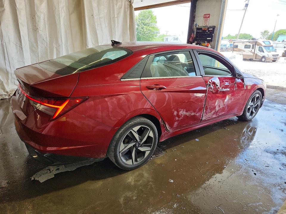 2021 Hyundai Elantra VIN KMHLN4AG0MU148354 COPART salvage auction — SIDE, Pa - Certificate Of Salvage, sold $4,600 on 2026-07-09 (photo 3)