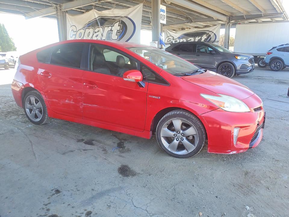 2015 Toyota Prius VIN JTDKN3DU5F0423612 COPART salvage auction — SIDE, CA - SALVAGE CERTIFICATE, sold $15 on 2026-07-21 (photo 4)