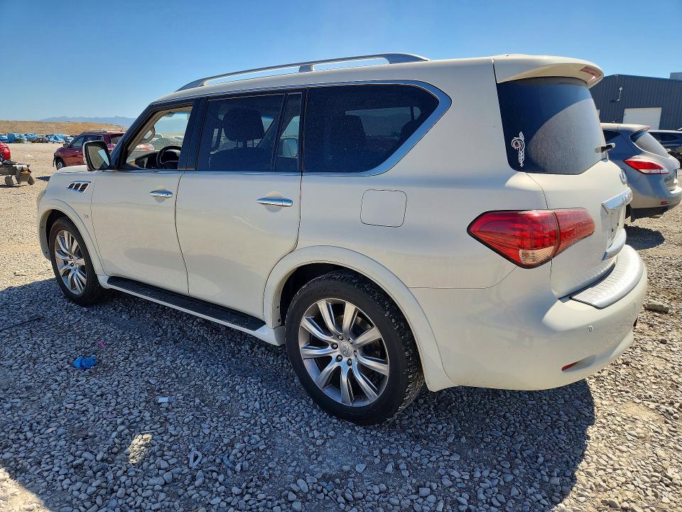 2014 Infiniti Qx80 VIN JN8AZ2NE7E9067986 COPART salvage auction — MECHANICAL, Ut - Certificate Of Title, sold $400 on 2026-07-17 (photo 2)
