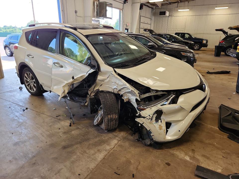 2016 Toyota Rav 4 VIN JTMDJREVXGD018418 COPART salvage auction — FRONT END, MN - CERT OF TITLE-SALVAGE, sold $250 on 2026-07-23 (photo 4)