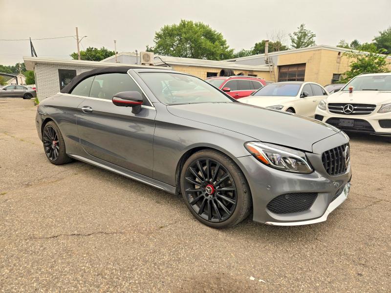 2017 Mercedes-benz C class VIN WDDWK4JB8HF422656 COPART salvage auction — NORMAL WEAR, Mi - Certificate Of Title (P), sold $13,100 on 2026-07-27 (photo 1)