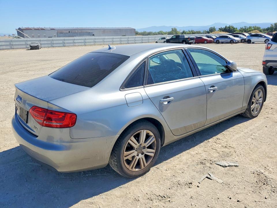2011 Audi A4 VIN WAUAFAFLXBN001282 COPART salvage auction — FRONT END, Ca - Salvage Certificate, sold $800 on 2026-07-17 (photo 3)