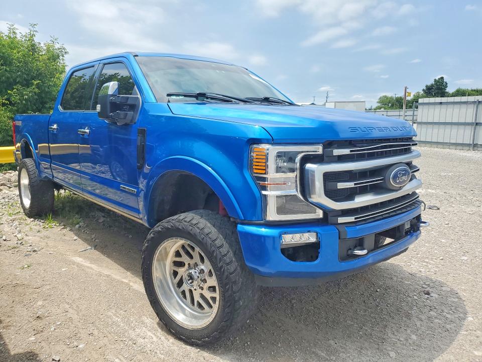 2021 Ford F350 VIN 1FT8W3BT9MEE04093 COPART salvage auction — SIDE, PA - CERTIFICATE OF SALVAGE (P), sold $10,300 on 2026-07-29 (photo 4)