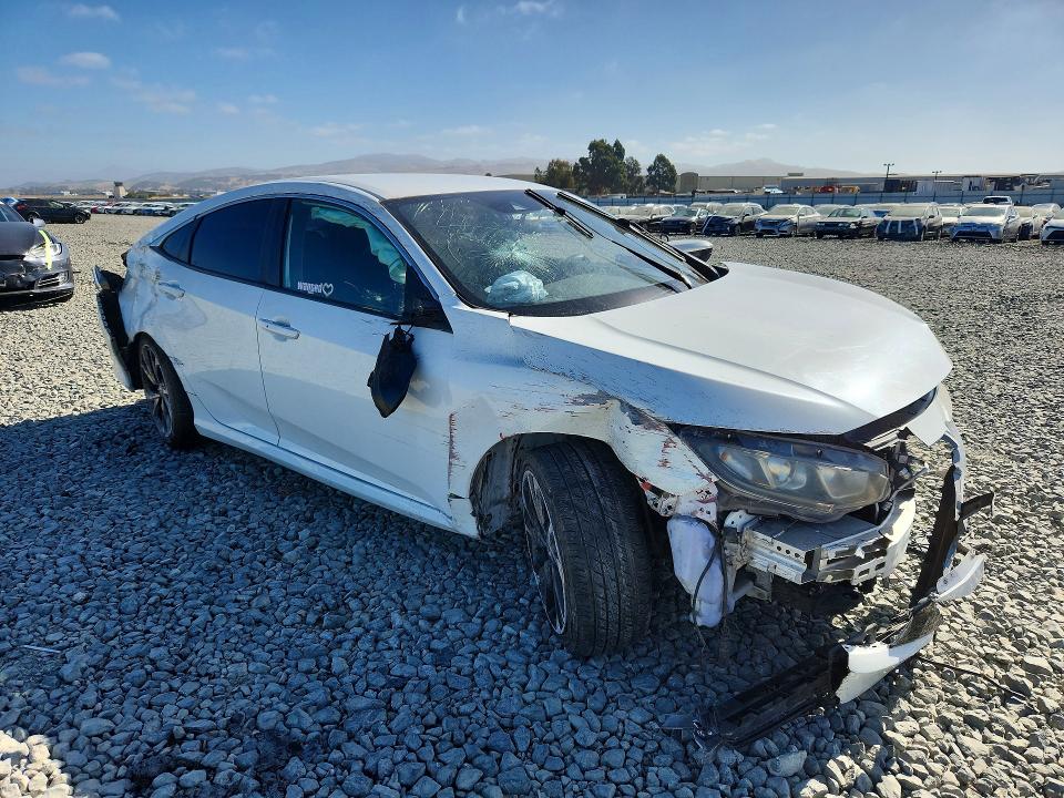 2020 Honda Civic VIN 2HGFC2F88LH536724 COPART salvage auction — FRONT END, Ca - Salvage Certificate, sold $1,350 on 2026-08-27 (photo 4)