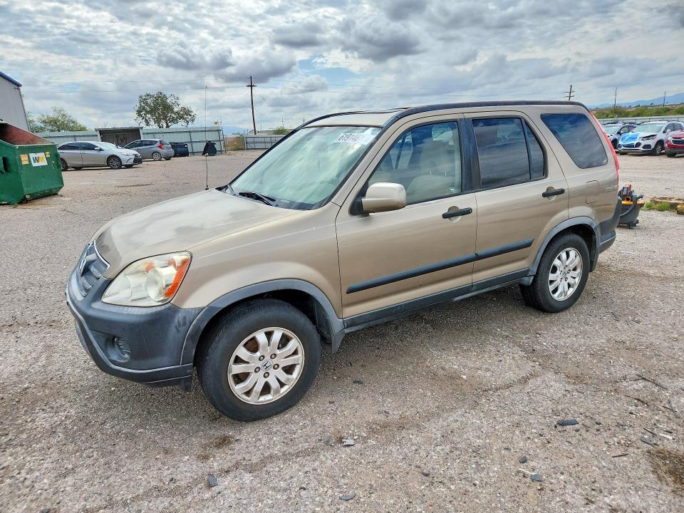 2006 Honda Cr-v VIN JHLRD788X6C047612 COPART salvage auction — NORMAL WEAR, Az - Certificate Of Title, sold $625 on 2026-07-31 (photo 1)