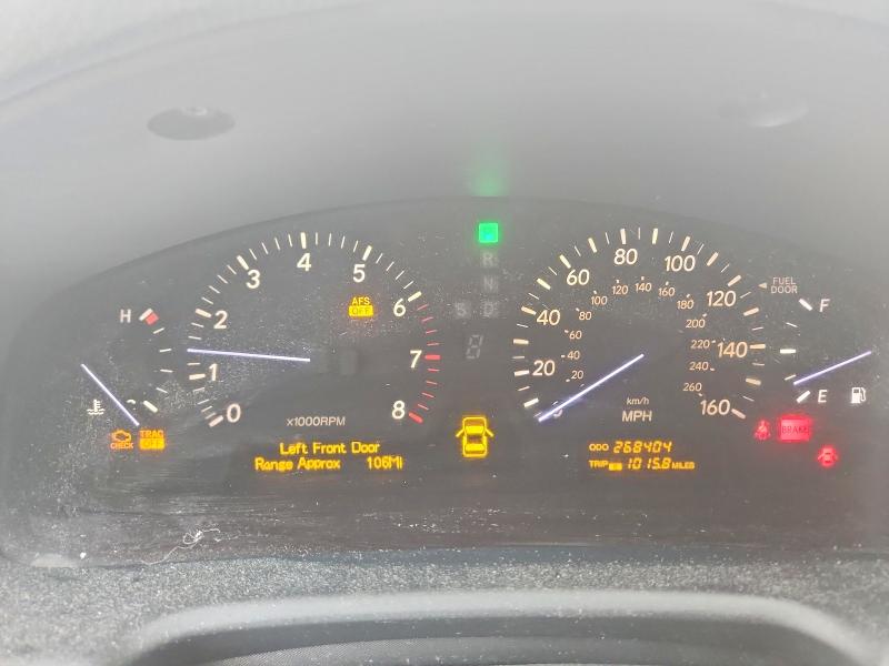 2005 Lexus Ls VIN JTHBN36F555023760 COPART salvage auction — FRONT END, Md - Cert Of Salvage > 75% Damage, sold $900 on 2026-07-16 (photo 9)