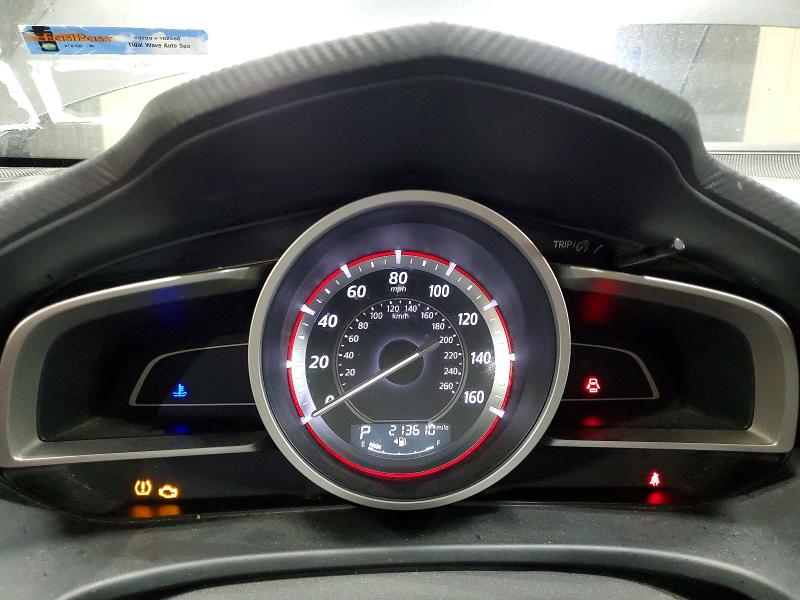 2015 Mazda 3 VIN JM1BM1T72F1224921 COPART salvage auction — REAR END, NY - MV-907A SALVAGE CERTIFICATE, sold $700 on 2026-07-27 (photo 9)