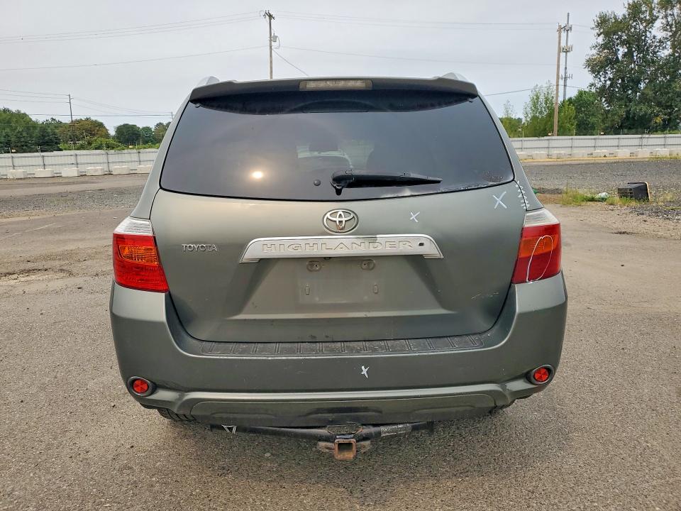 2008 Toyota Highlander VIN JTEES42A982038206 COPART salvage auction — MECHANICAL, OR - CERT OF TITLE-RECONSTRUCTED (P), sold $1,500 on 2026-07-22 (photo 6)