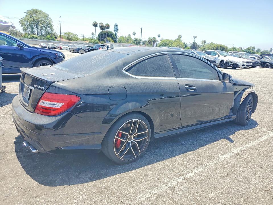 2013 Mercedes-benz C-klasse amg VIN WDDGJ7HBXDG068691 COPART salvage auction — FRONT END, AZ - CERTIFICATE OF TITLE, sold $4,200 on 2026-07-27 (photo 3)