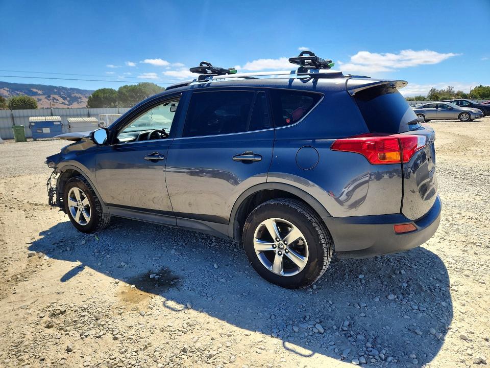 2015 Toyota Rav 4 VIN JTMWFREV5FD075196 COPART salvage auction — FRONT END, Ca - Salvage Certificate, sold $125 on 2026-07-30 (photo 2)