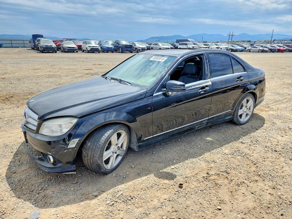 2010 Mercedes-benz C class VIN WDDGF8BB7AR108743 COPART salvage auction — FRONT END, Mt - Certificate Of Title, sold $225 on 2026-07-28 (photo 1)