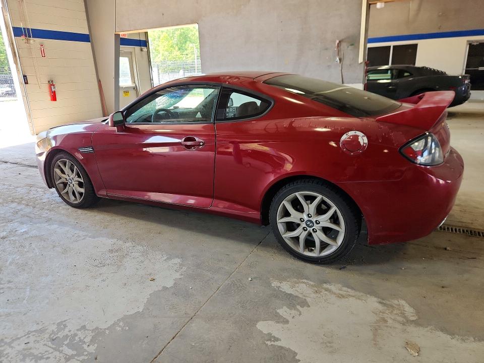 2007 Hyundai Tiburon VIN KMHHN66F57U253137 COPART salvage auction — ROOF, Va - Cert Of Title - Salvage, sold $425 on 2026-07-31 (photo 2)