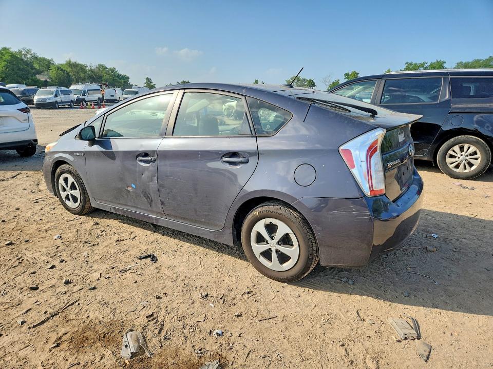 2013 Toyota Prius VIN JTDKN3DUXD1717191 COPART salvage auction — FRONT END, MD - CERT OF SALVAGE > 75% DAMAGE, sold $400 on 2026-07-21 (photo 2)