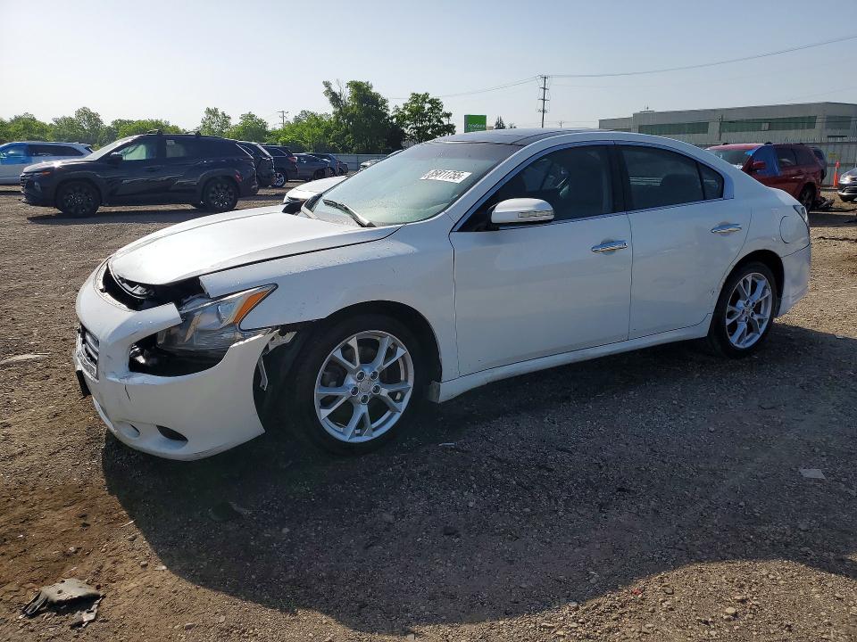2012 Nissan Maxima VIN 1N4AA5AP7CC848430 COPART salvage auction — FRONT END, Il - Salvage Certificate, sold $450 on 2026-07-29 (photo 1)