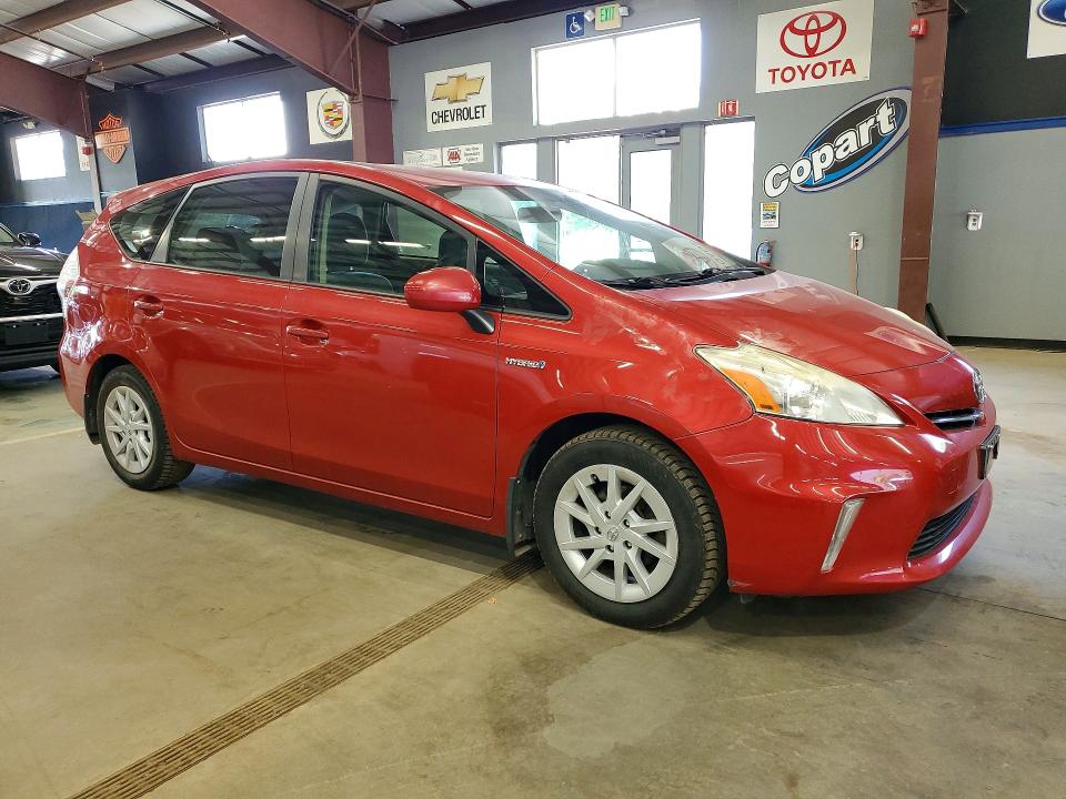 2013 Toyota Prius v VIN JTDZN3EU4D3190475 COPART salvage auction — MINOR DENT/SCRATCHES, Vt - Certificate Of Title (P), sold $6,700 on 2026-07-22 (photo 4)