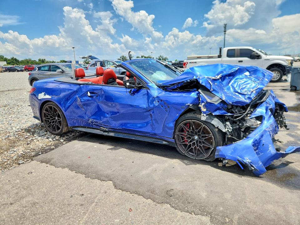 2024 BMW M4 VIN WBS33BA03RCN05324 COPART salvage auction — ROLLOVER, Fl - Certificate Of Title, sold $39,250 on 2026-07-29 (photo 4)