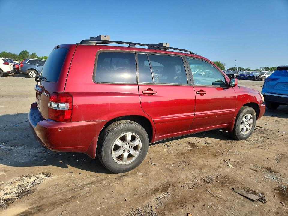 2005 Toyota Highlander VIN JTEEP21A650068164 COPART salvage auction — FRONT END, VA - CERT OF TITLE - SALVAGE, sold $850 on 2026-07-22 (photo 3)