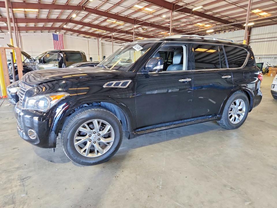 2012 Infiniti Qx56 VIN JN8AZ2NFXC9519807 COPART salvage auction — VANDALISM, Fl - Cert Of Title Slvg Rebuildable, sold $600 on 2026-08-03 (photo 1)