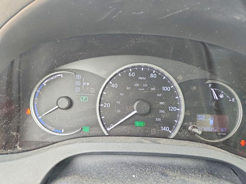 2012 Lexus Ct VIN JTHKD5BHXC2080931 COPART salvage auction — FRONT END, Va - Certificate Of Title, sold $3,550 on 2026-07-28 (photo 9)