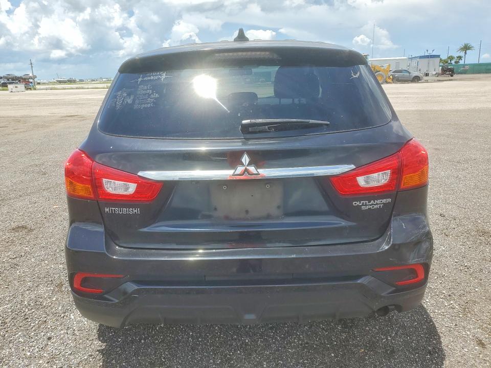2018 Mitsubishi Outlander VIN JA4AP3AU2JU006955 COPART salvage auction — REAR END, Fl - Certificate Of Title, sold $1,400 on 2026-07-13 (photo 6)