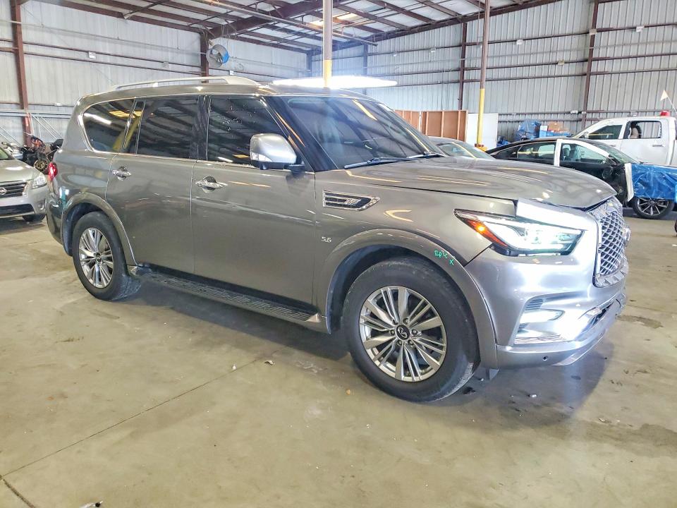 2018 Infiniti Qx80 VIN JN8AZ2NF5J9661379 COPART salvage auction — FRONT END, Fl - Cert Of Title Slvg Rebuildable, sold $3,400 on 2026-08-03 (photo 4)