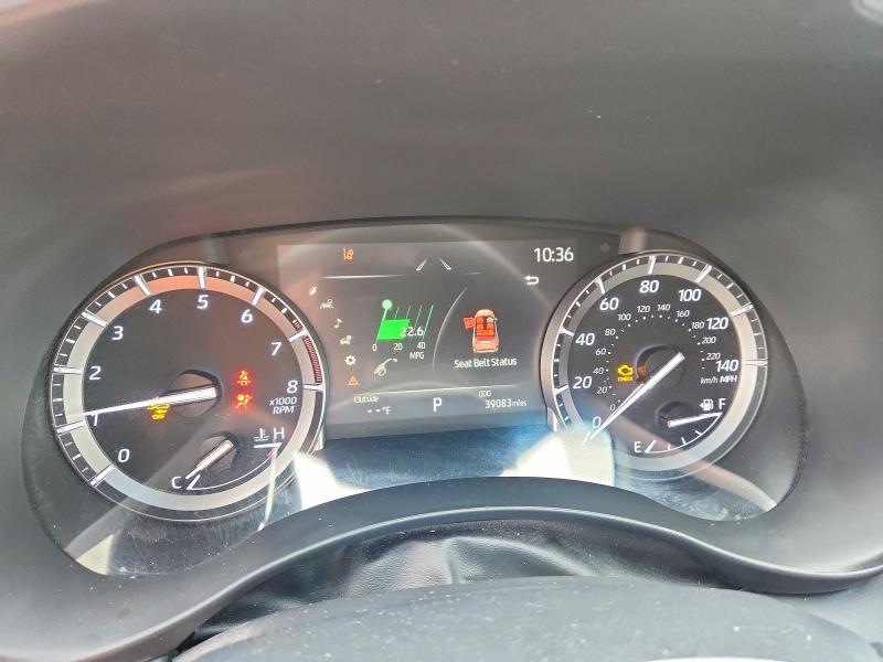 2022 Toyota Highlander VIN 5TDGZRBH0NS586148 COPART salvage auction — FRONT END, Mo - Dis/Dlr/Exp Only Salvage Title, sold $18,400 on 2026-07-09 (photo 9)
