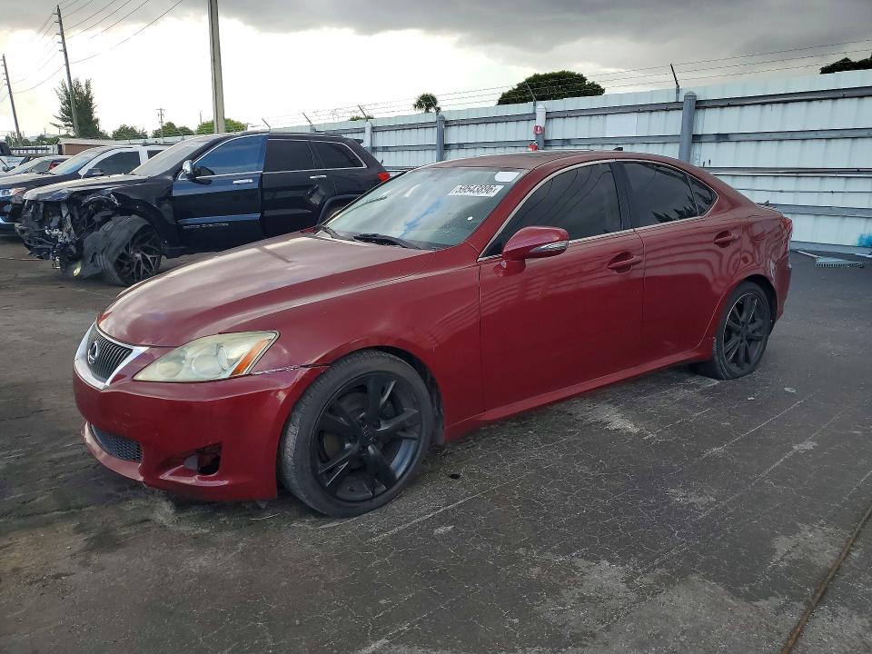 2010 Lexus Is VIN JTHBF5C25A5108764 COPART salvage auction — MECHANICAL, Fl - Cert Of Title-Rebuilt (P), sold $1,450 on 2026-07-29 (photo 1)